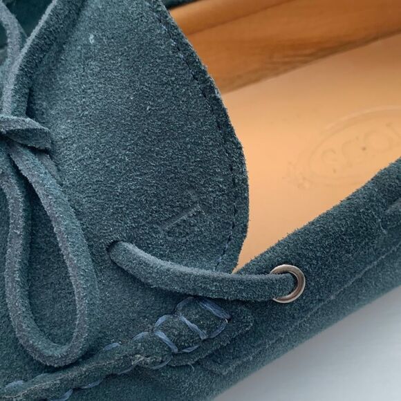 Men's Tod’s Blue Suede Loafers - Picture 3 of 9